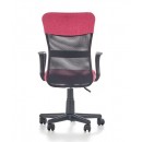 Кресло компьютерное HALMAR TIMMY розовый/черный